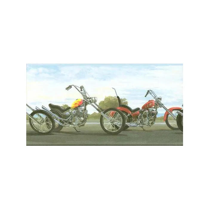Cruisin Chopper Wallpaper Border