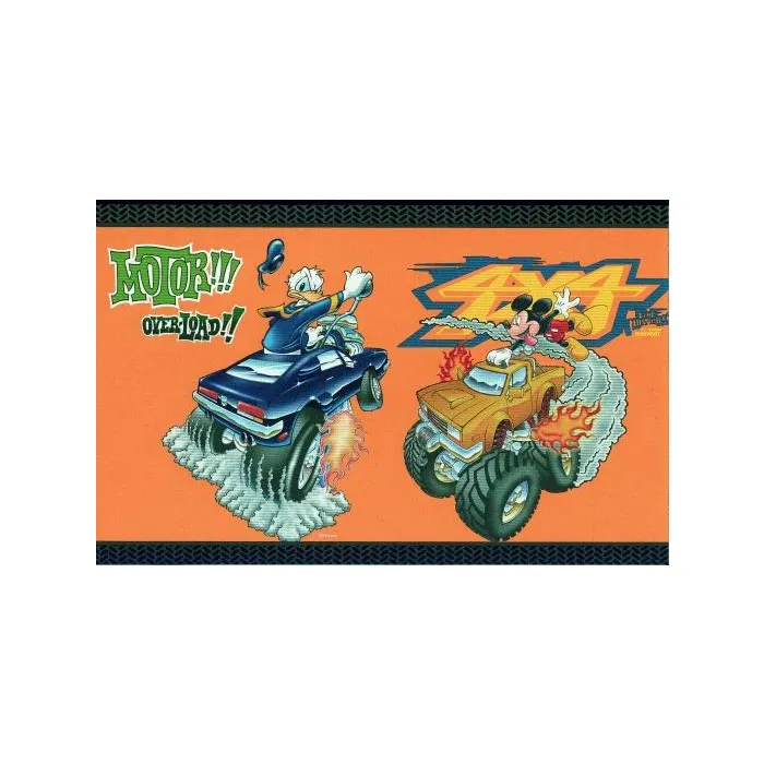 Disneys Mickey and Friends Monster Truck Wallpaper Border