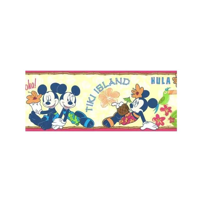 Mickey and Minnie Mouse Wallpaper Border
