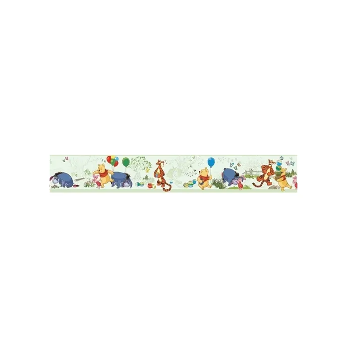 Winnie The Pooh and Friends Toile Disney Wallpaper Border DK5840BD