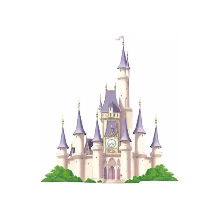 Disney\s Princess Castle Mini Mural