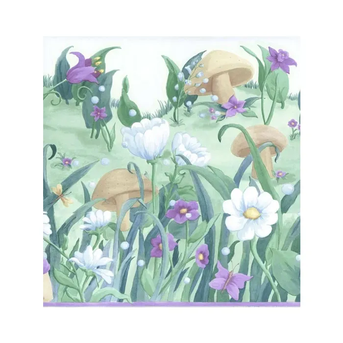 Purple Fairy Wallpaper Border