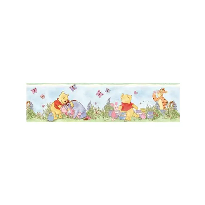 Disneys Lazy Daze Winnie Wallpaper Border