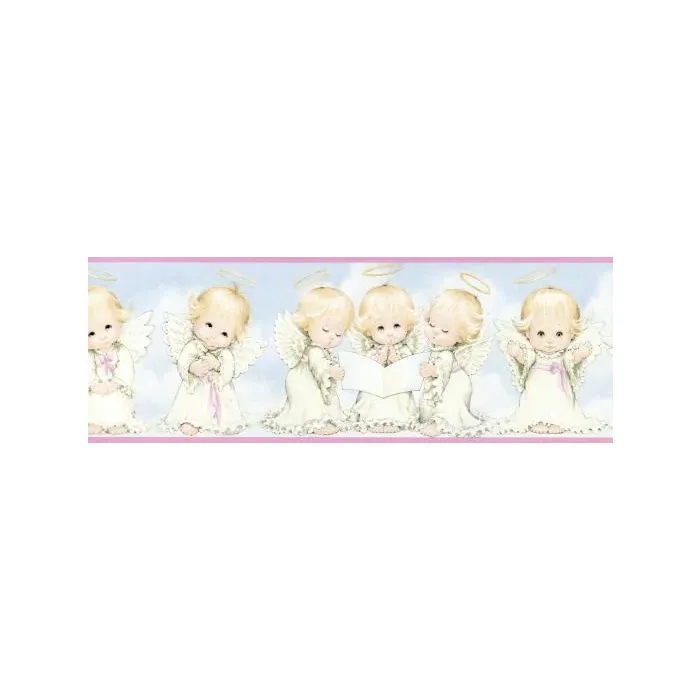 Light Baby Angel Wallpaper Border