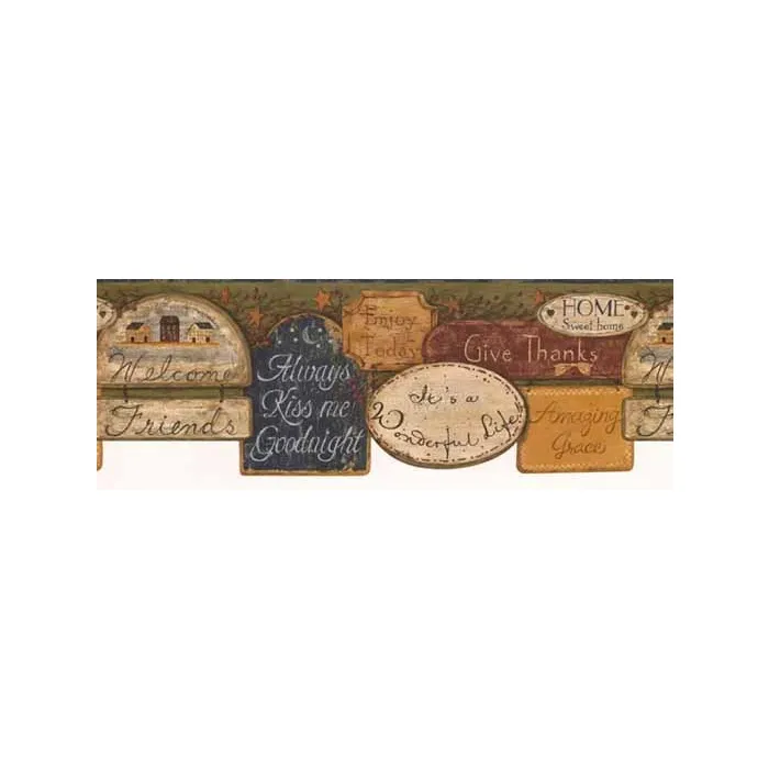 It's A Wonderful Life Wallpaper Border - York Wallcoverings