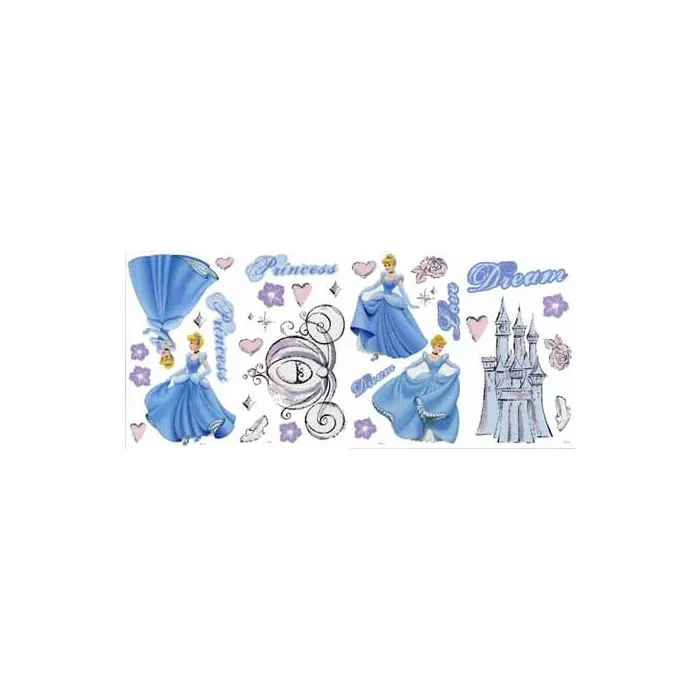 Cinderella Disneys Blue Wall Appliques