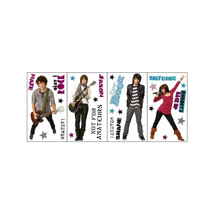 Camp Rock Wallpaper Appliques
