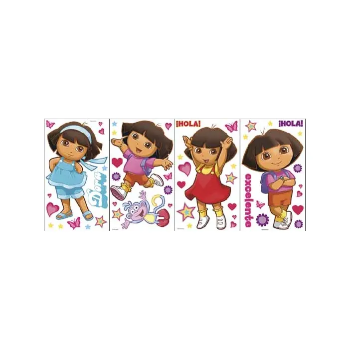 Dora The Explorer and Boots Rainbow Appliques