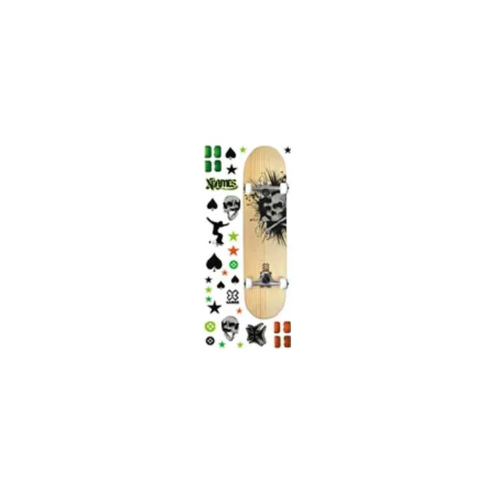 X Games Dry Erase Skateboard Wall Appliques