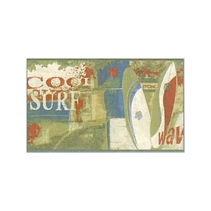 Cool Surf Wallpaper Border