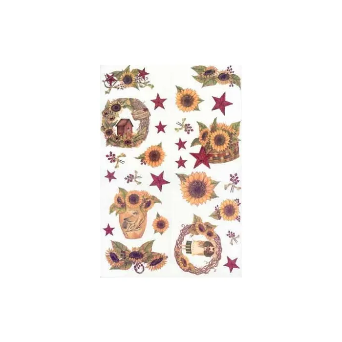 Sunflower Crocks Appliques