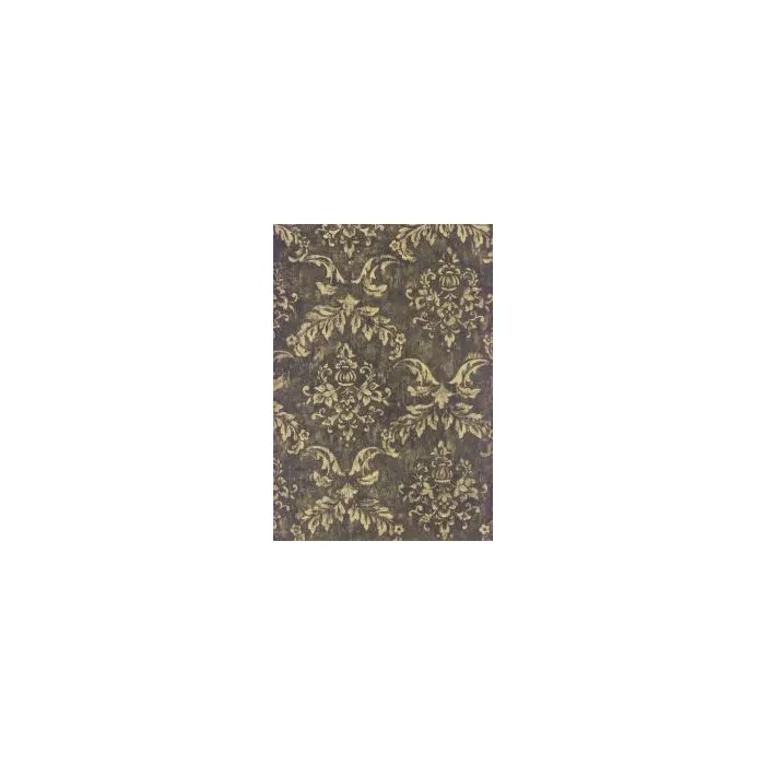 Architectural Green Leaf Wallpaper HV6054