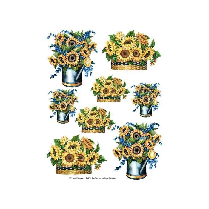 Sunflower Wallpaper Cutouts IS3229