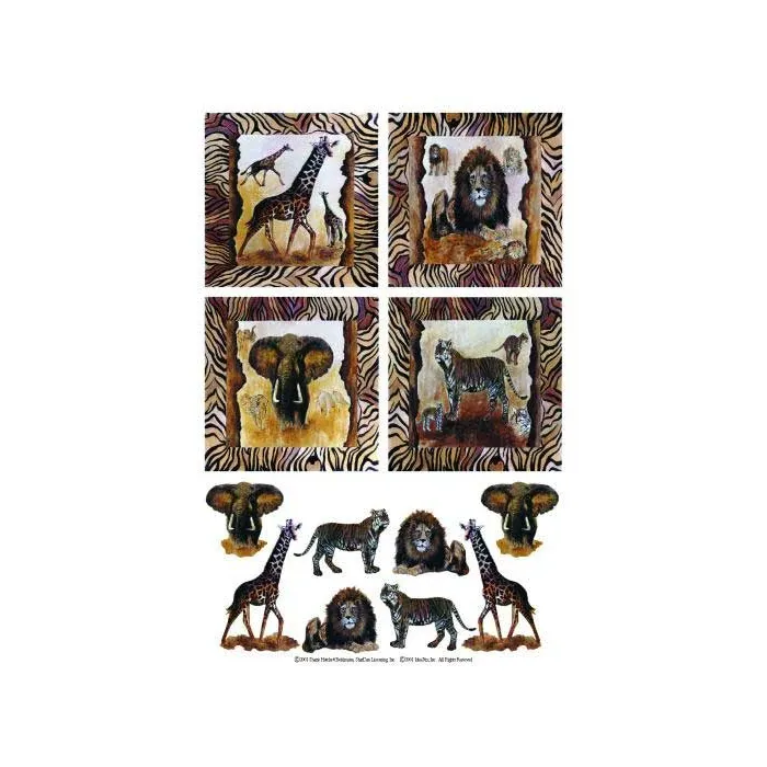 Do It Yourself Safari Animal IdeaStix Cutouts IS3281
