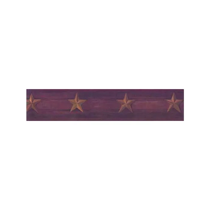 Primitive Rustic Star Wallpaper Border JN1734BD