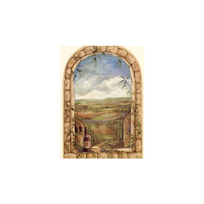 Tuscan View Window Accent Mural KM7810M - 1 Left