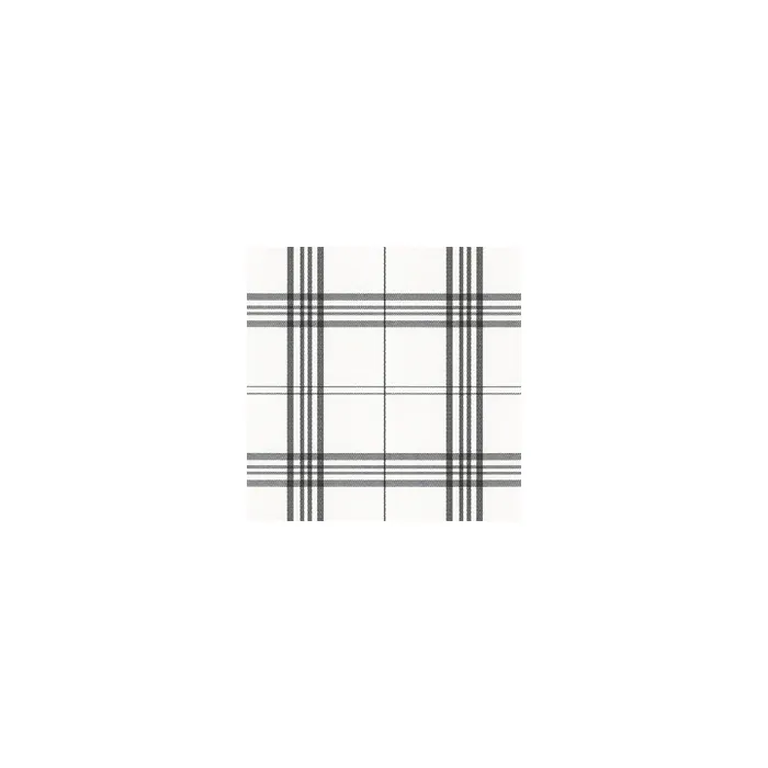 Black & White Plaid Wallpaper - Norwall Wallcoverings