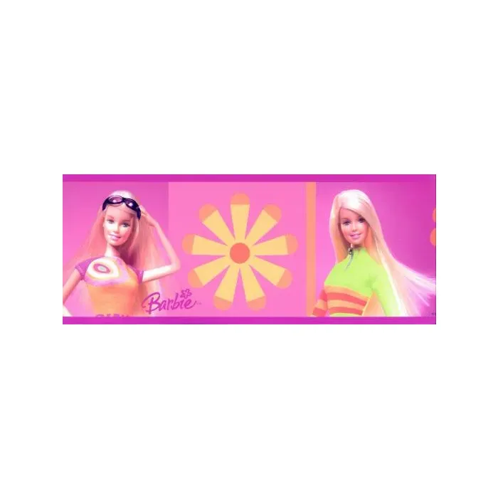 Pink Barbie Wallpaper and Border LK67100B