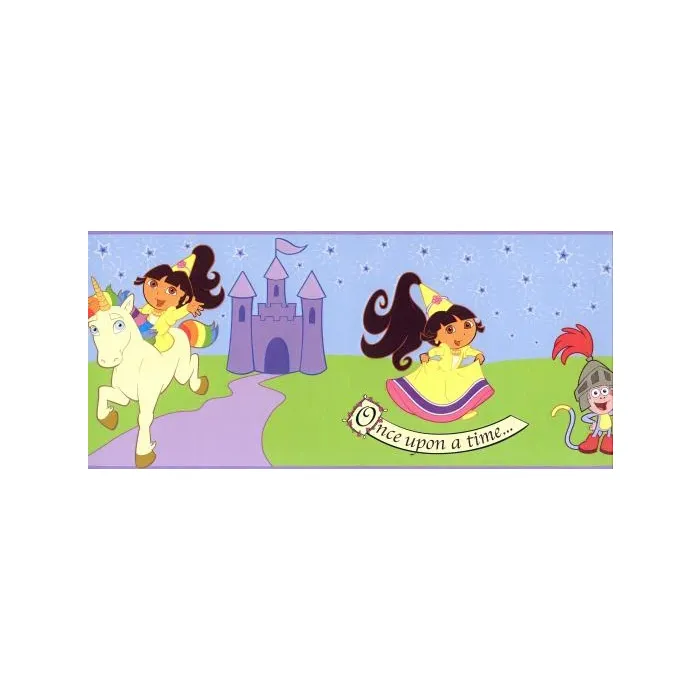 Fairy Tale Dora Wallpaper Border