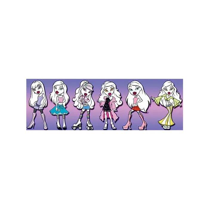 Purple Bratz Girl Wallpaper Border