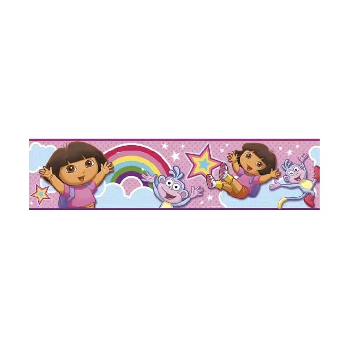 Dora The Explorer Rainbow Wallpaper Border