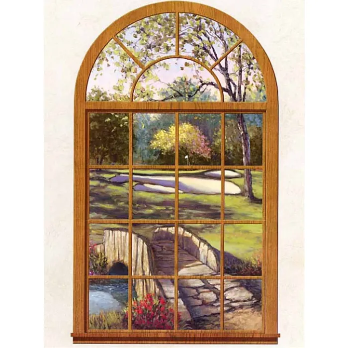 Golf Window Mural
