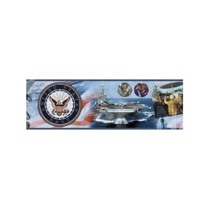 US Navy Wallpaper Border BE10701MB