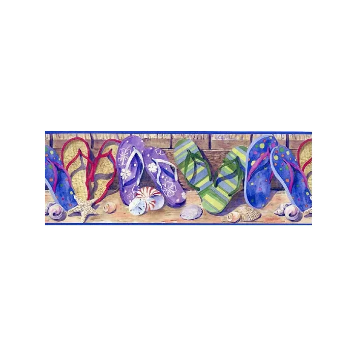 Bold Flip Flop Wallpaper Border