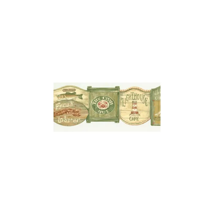 Green Seafood Cafe and Grill Border PB58039DB