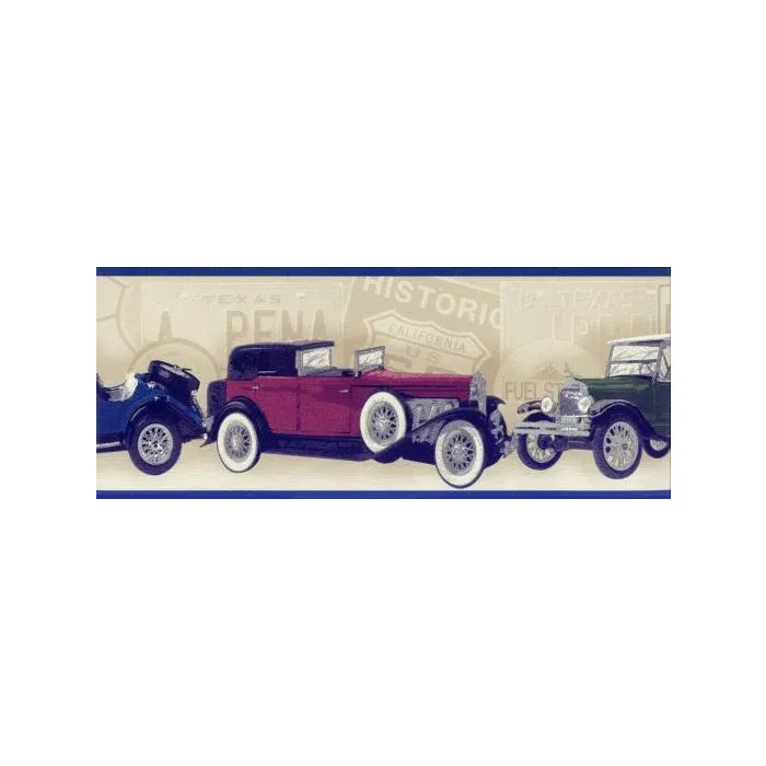 Antique Car Wall Border PT018182B - Only 3 Left