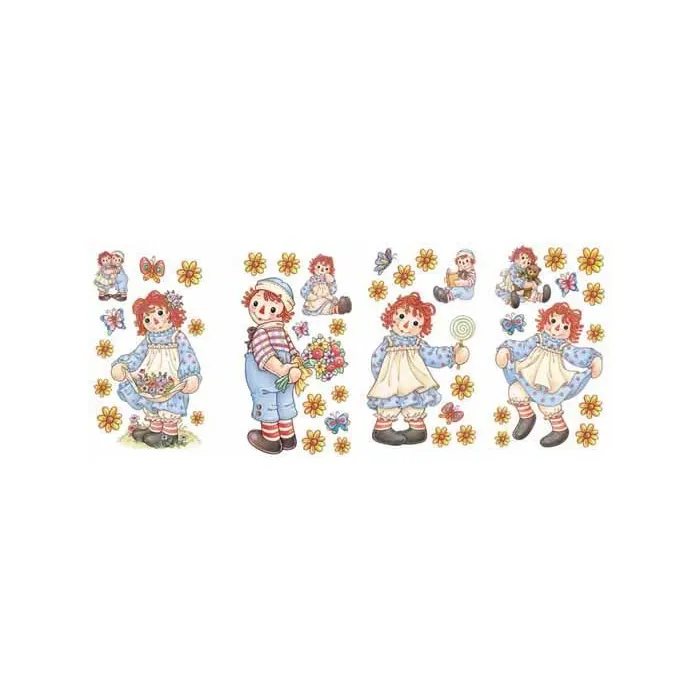 Raggedy Ann and Andy Wall Stickers