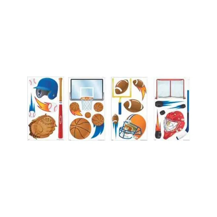 Sports Equipment Wall Stickers PWI4