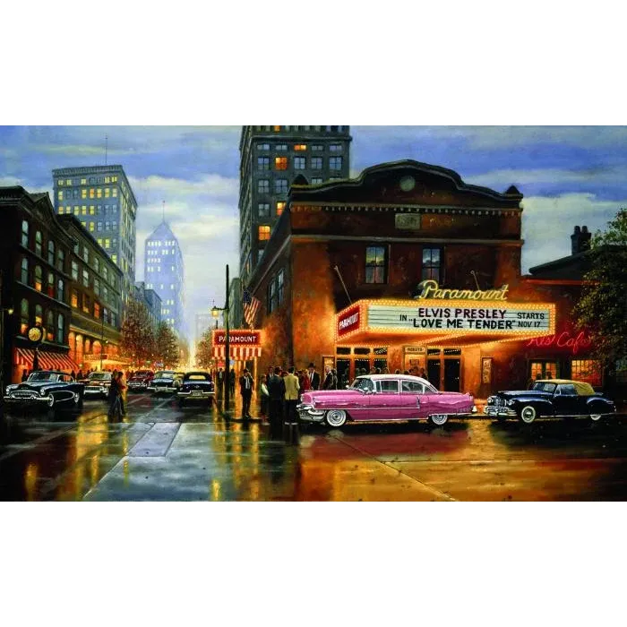 Elvis Presley Premiere Mural