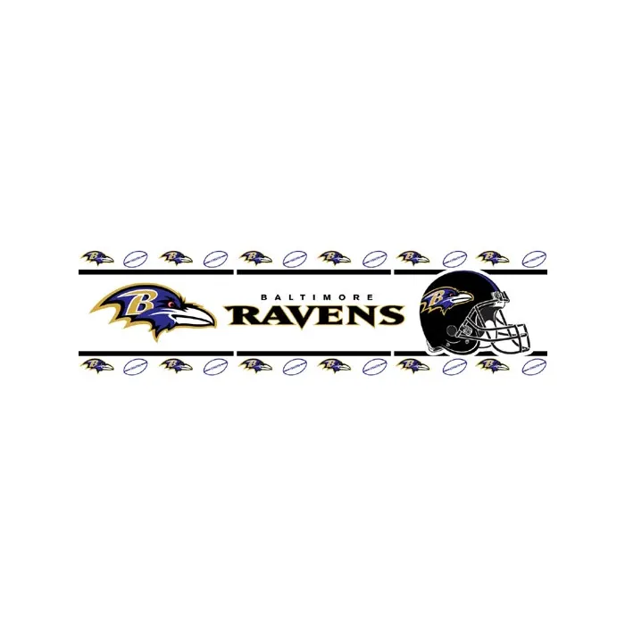Baltimore Ravens NFL Peel and Stick Wallpaper B