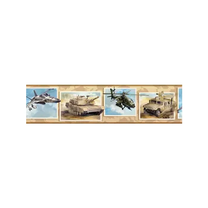 Armed Forces Peel and Stick Wall Border