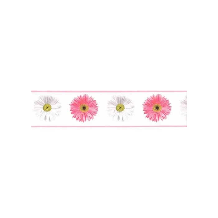 Flower Power Peel and Stick Wall Paper Border