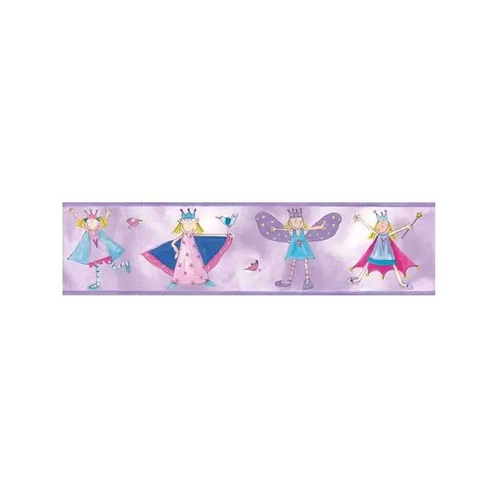 Fairy Princess Peel and Stick Border