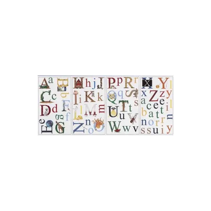 Alphabetical Peel and Stick Appliques