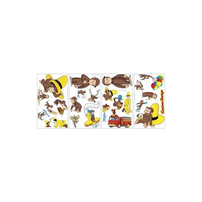 Curious George Peel and Stick Appliques