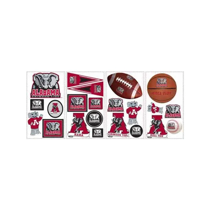 University of Alabama Peel and Stick Appliques
