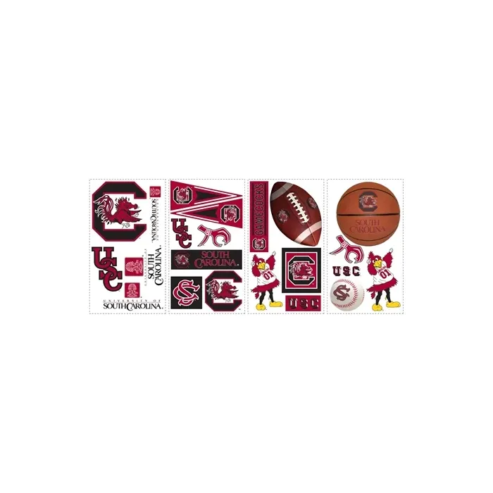 University South Carolina Peel and Stick Appliques