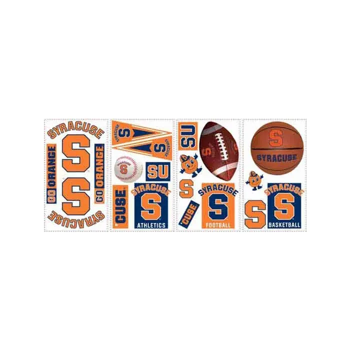 Syracuse University Peel and Stick Appliques