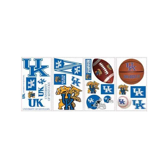 University of Kentucky Peel and Stick Appliques