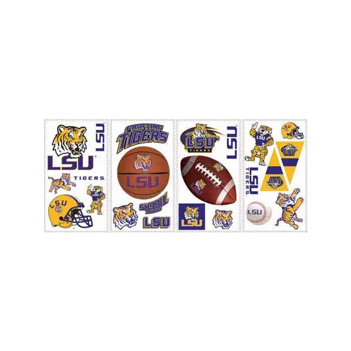 Louisiana State Peel and Stick Appliques