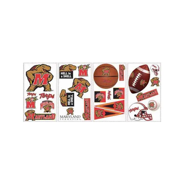 University of Maryland Peel and Stick Appliques