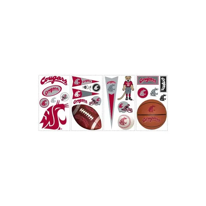 Washington State University Peel and Stick Appliques