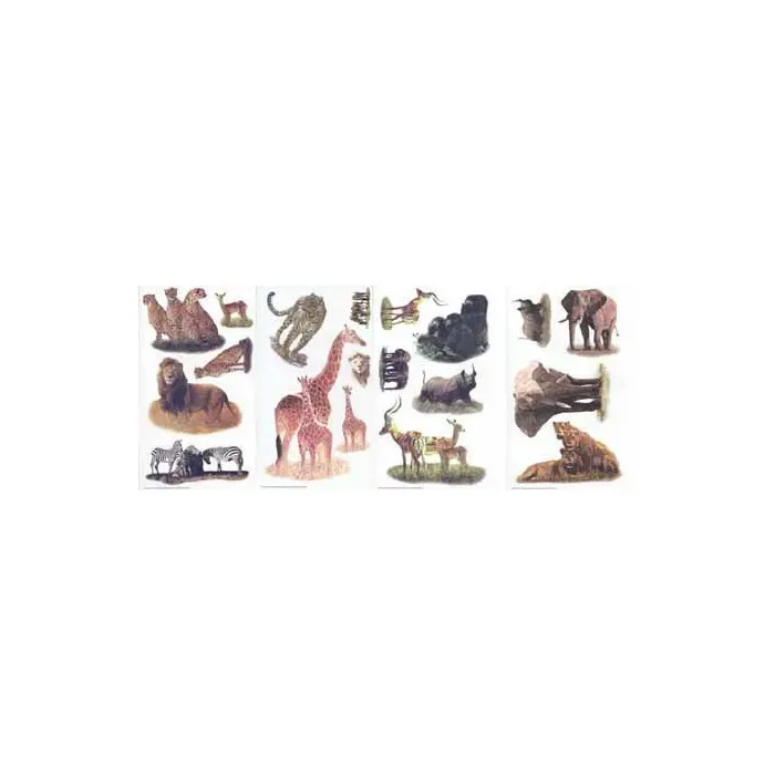 Safari Peel and Stick Appliques
