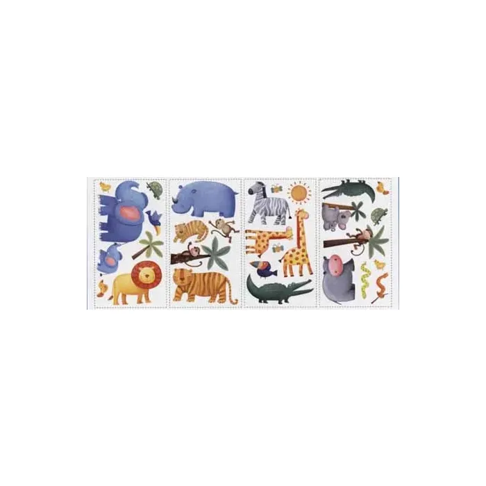 Jungle Adventure Peel and Stick Appliques