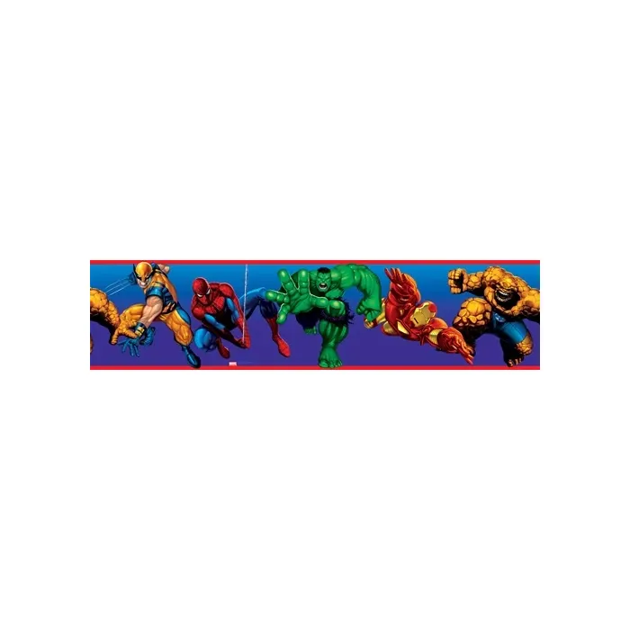 Marvel Heroes Peel and Stick Border