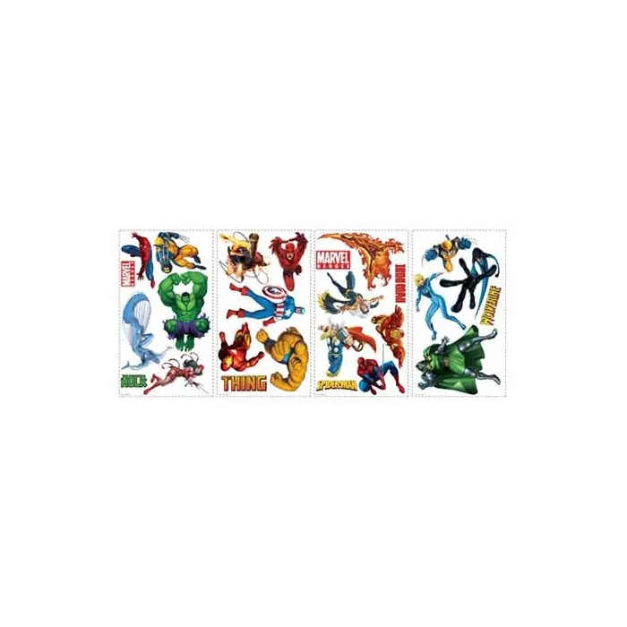 Marvel Heroes Peel and Stick Appliques